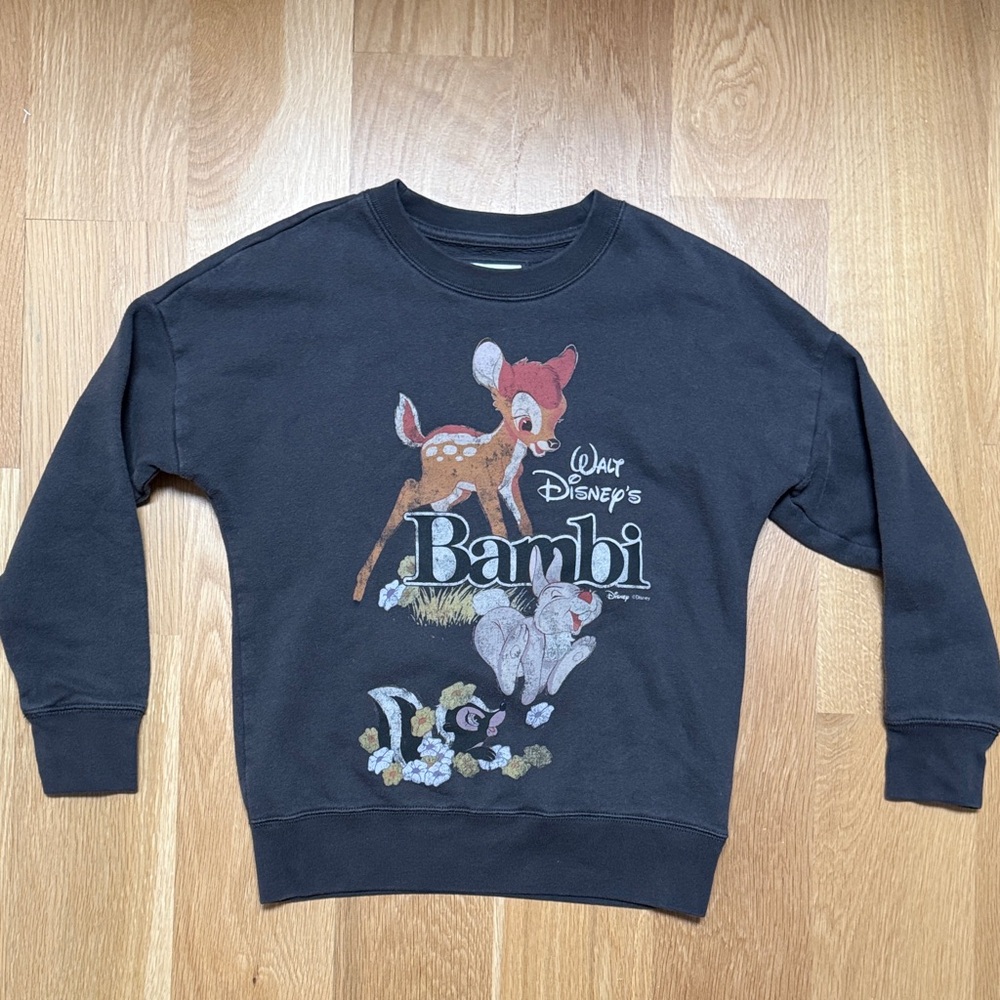 Abercrombie Kids Black Bambi Sweatshirt